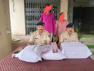 दरपा में सात किलो गांजा के साथ तीन गिरफ्तार