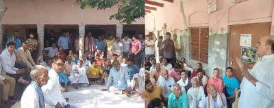मथुरा में ग्रामीणों ने किया मतदान का बहिष्कार 'रोड नहीं तो वोट नहीं'