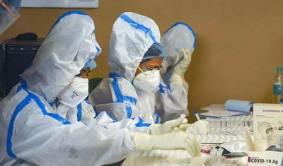 आंध्र प्रदेश में कोरोना वायरस संक्रमण के 9,927 नए मामले