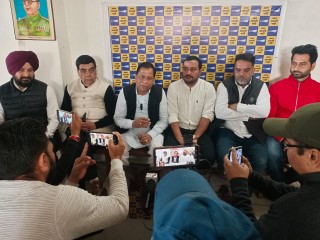 यमुनानगर : चंडीगढ़ में इंडी गठबंधन की जीत पर आम आदमी पार्टी ने मनाया जश्न