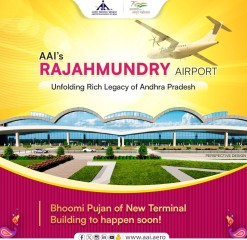 आंध्र प्रदेश के राजमुंदरी एयरपोर्ट पर आज केंद्रीयमंत्री सिंधिया रखेंगे नए टर्मिनल की आधारशिला