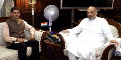 तमिलनाडु के राज्यपाल रवि ने की अमित शाह से मुलाकात
