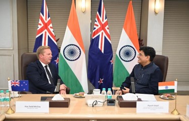 भारत और न्यूजीलैंड ने व्यापार अड़चनों को कम करने पर चर्चा की