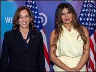 प्रियंका चोपड़ा ने अमेरिका की उपराष्ट्रपति कमला हैरिस के साथ महिला अधिकारों पर चर्चा की