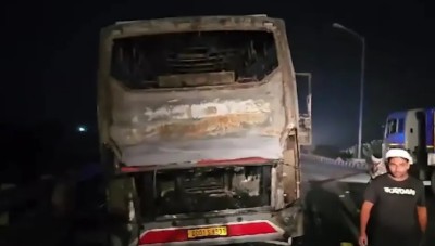 हरियाणा के नूंह में बस में लगी आग, आठ के मरने की आशंका, 30-40 लोग झुलसे