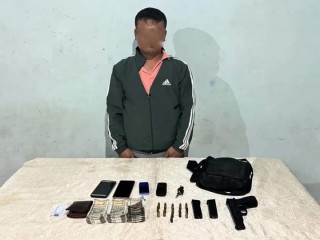 मणिपुर में हथियार के साथ एक उग्रवादी गिरफ्तार