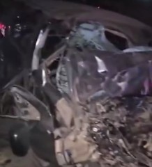 वडोदरा में कंटेनर से टकराई कार, एक परिवार के पांच सदस्यों की मौत