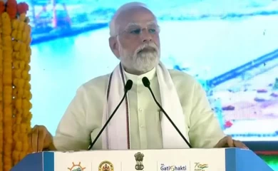 भारत की बंदरगाह क्षमता आठ साल में दोगुनी हुई : प्रधानमंत्री मोदी