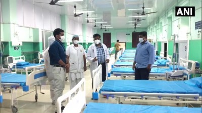तमिलनाडु  ओमीक्रोन वेरिएंट के मद्देनज़र मदुरै के राजाजी सरकारी अस्पताल में 30 बेड का वार्ड तैयार