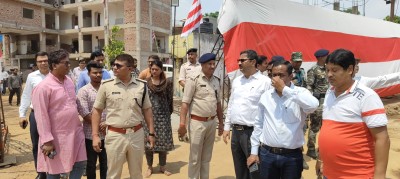 अधिकारियों ने सरहुल पर्व के मद्देनजर सरना स्थलों का किया निरीक्षण