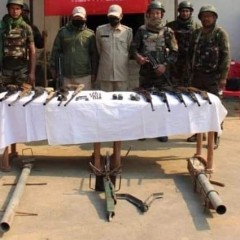 मणिपुर में प्रशिक्षण शिविर नष्ट, हथियार और गोला-बारूद बरामद