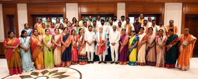 PM ने GHMC में BJP तेलंगाना नगरसेवकों व तेलंगाना के अन्य पार्टी नेताओं से मुलाकात की।