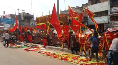 रामनवमी पर महावीरी झंडे से पटा गिरिडीह, राम भक्तों में उत्साह, सुरक्षा के विशेष इंतजाम