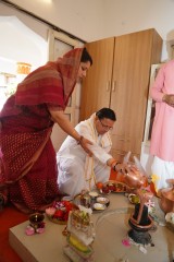 मुख्यमंत्री धामी ने मां भगवती की पूजा कर प्रदेश की खुशहाली की प्रार्थना