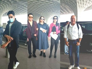 सुहाना खान, सिद्धार्थ मल्होत्रा और अनुपम खेर समेत मुंबई एयरपोर्ट पर दिखे कई सेलेब्स, फैमिली के साथ स्पॉट हुए गोविंदा