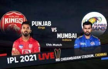 पंजाब किंग्स और मुंबई इंडियन्स के मैच का स्कोर कार्ड