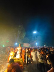 रिसड़ा में दीपदान और गंगा आरती का भव्य आयोजन