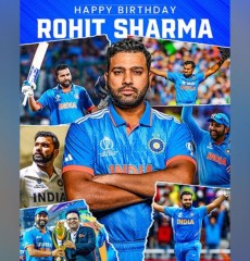 भारतीय क्रिकेट जगत ने रोहित शर्मा को उनके 37वें जन्मदिन की दी बधाई