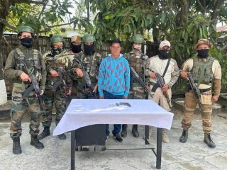 मणिपुर में हथियार के साथ केवाईकेएल उग्रवादी गिरफ्तार