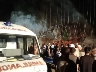 जम्मू कश्मीर राजमार्ग पर सुरंग का एक हिस्सा गिरा, चार लोग घायल, कई फंसे