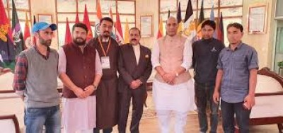लद्दाख से भाजपा सांसद के नेतृत्व में शिष्टमंडल ने रक्षा मंत्री, गृह राज्य मंत्री से भेंट की