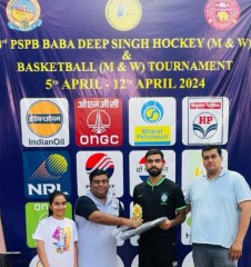 पीएसपीबी बाबा दीप सिंह हॉकी टूर्नामेंट के सेमीफाइनल में पहुंचा श्याम लाल कॉलेज