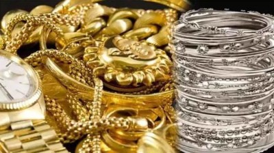 सर्राफा बाजार में सोना स्थिर, चांदी में तेजी