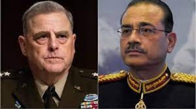 अमेरिका के शीर्ष जनरल, पाकिस्तानी सेना प्रमुख ने सुरक्षा स्थिति पर चर्चा की