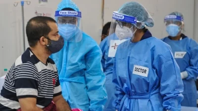 देश में कोरोना वायरस के उपचाराधीन मामलों में आई गिरावट